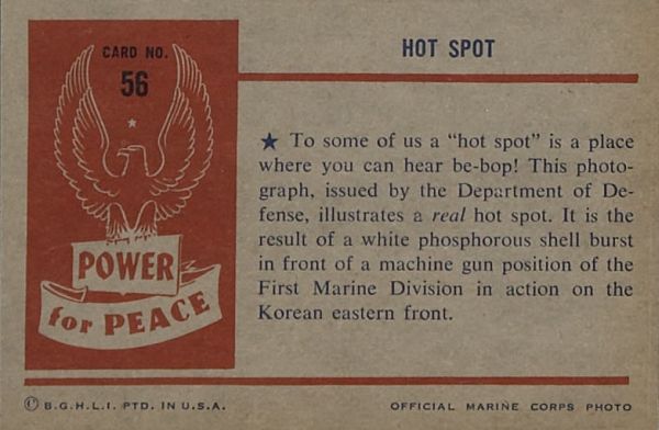 1954 Bowman Power For Peace